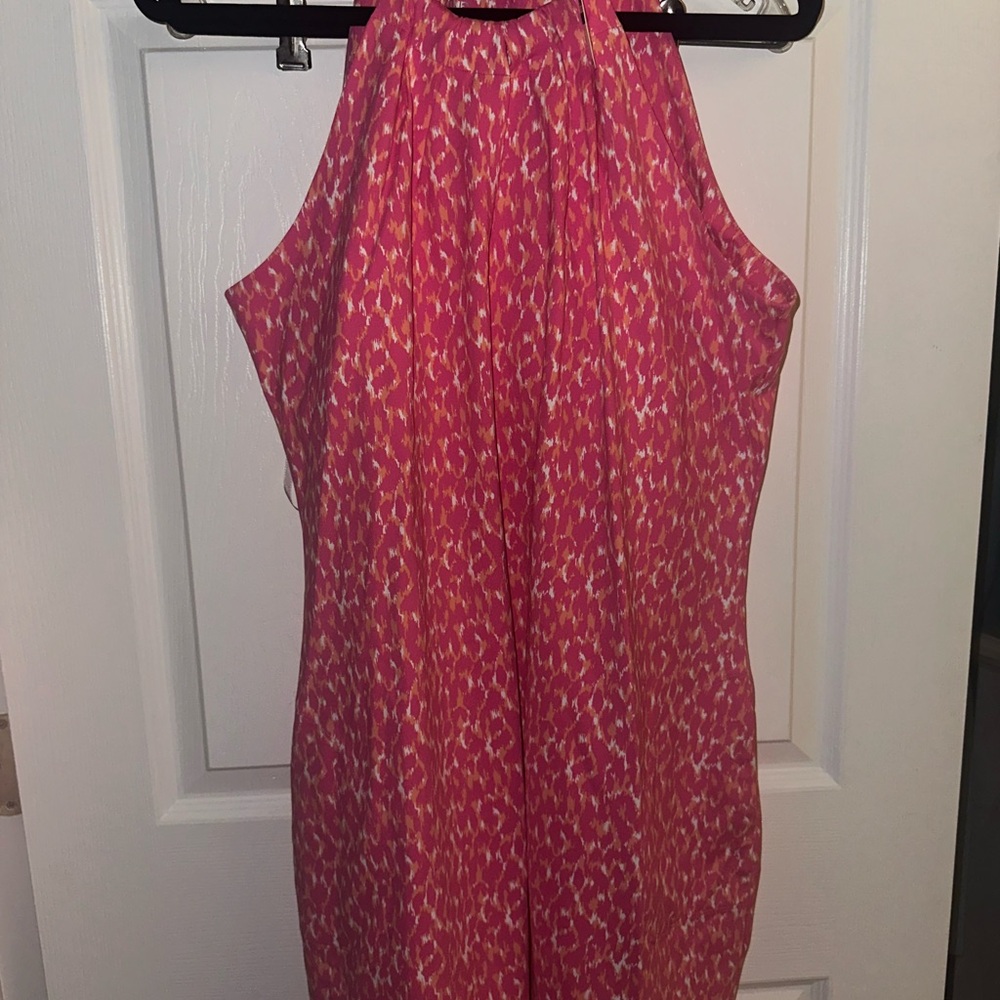 Tommy Bahama Pink Patterned Halter Dress NEW WITH TAGS / never worn!